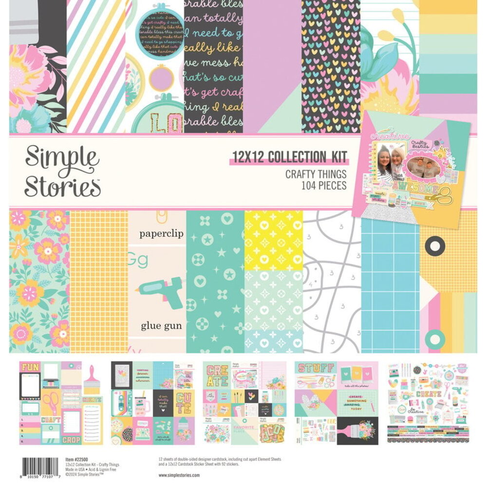 Simple Stories Crafty Things 12x12 Inch Collection Kit (22500) Simple Stories Crafty Things 12x12 Inch Collection Kit (22500)