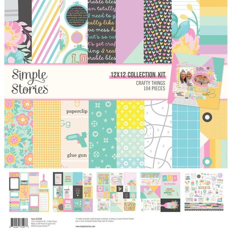 Simple Stories Crafty Things 12x12 Inch Collection Kit (22500) Simple Stories Crafty Things 12x12 Inch Collection Kit (22500)