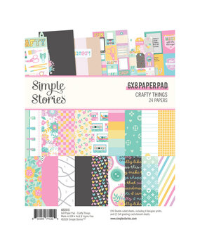 Simple Stories Crafty Things 6x8 Inch Paper Pad (22515) Simple Stories Crafty Things 6x8 Inch Paper Pad (22515)
