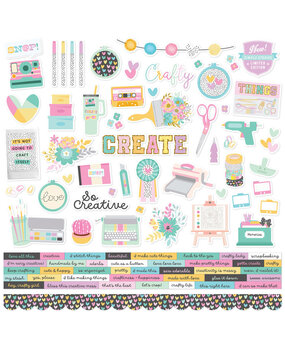 Simple Stories Crafty Things Cardstock Stickers (22502) Simple Stories Crafty Things Cardstock Stickers (22502)