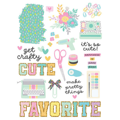 Simple Stories Crafty Things Rub Ons (22524) Simple Stories Crafty Things Rub Ons (22524)