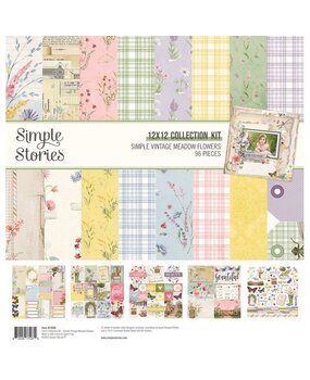 Simple Stories Simple Vintage Meadow Flowers 12x12 Inch Collection Kit (22600) Simple Stories Simple Vintage Meadow Flowers 12x12 Inch Collection Kit (22600)