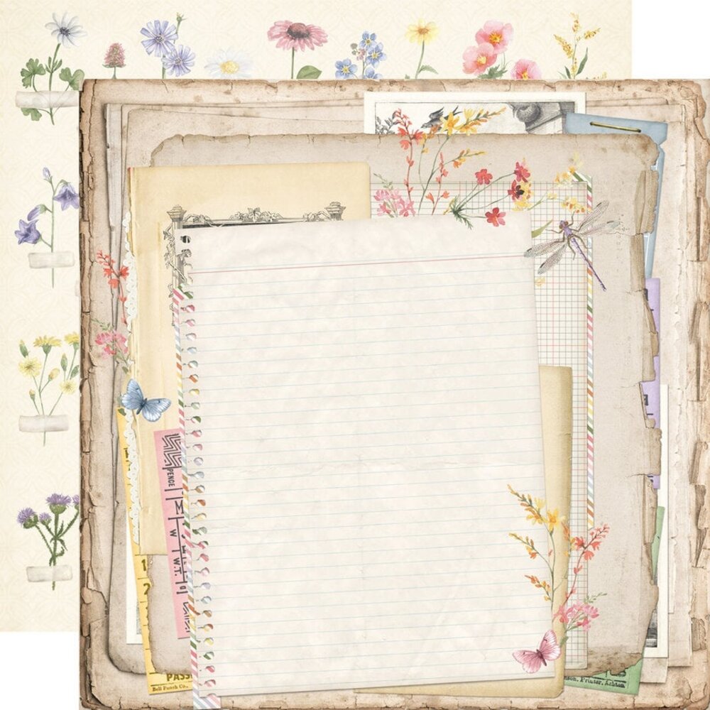 Simple Stories Simple Vintage Meadow Flowers 12x12 Inch Collection Kit (22600)