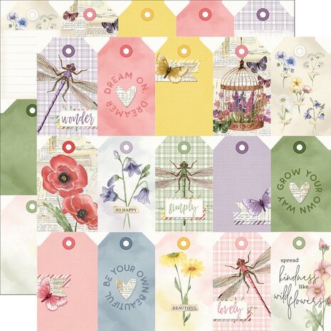 Simple Stories Simple Vintage Meadow Flowers 12x12 Inch Collection Kit (22600)