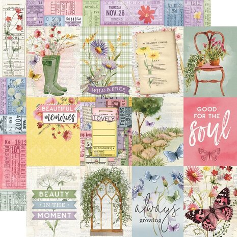 Simple Stories Simple Vintage Meadow Flowers 12x12 Inch Collection Kit (22600)