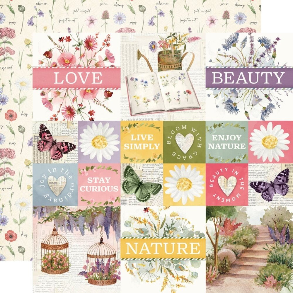 Simple Stories Simple Vintage Meadow Flowers 12x12 Inch Collection Kit (22600)