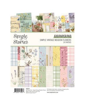 Simple Stories Simple Vintage Meadow Flowers 6x8 Inch Paper Pad (22619) Simple Stories Simple Vintage Meadow Flowers 6x8 Inch Paper Pad (22619)