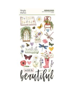 Simple Stories Simple Vintage Meadow Flowers Chipboard Stickers (22621) Simple Stories Simple Vintage Meadow Flowers Chipboard Stickers (22621)