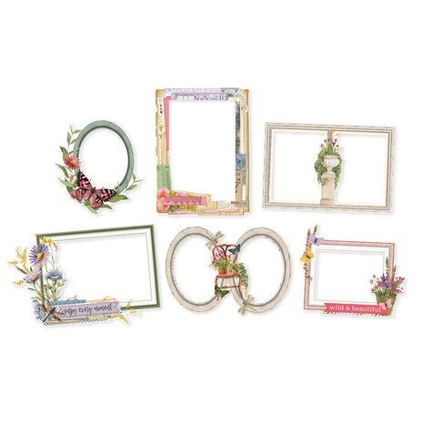 Simple Stories Simple Vintage Meadow Flowers Chipboard Frames (22627) Simple Stories Simple Vintage Meadow Flowers Chipboard Frames (22627)