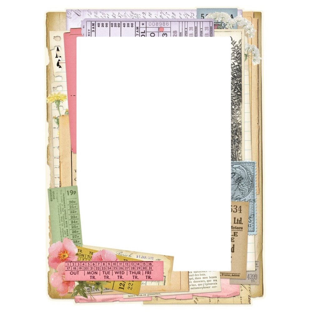 Simple Stories Simple Vintage Meadow Flowers Chipboard Frames (22627) Simple Stories Simple Vintage Meadow Flowers Chipboard Frames (22627)