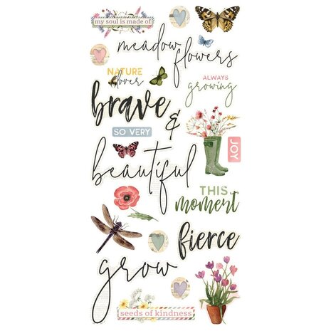 Simple Stories Simple Vintage Meadow Flowers Foam Stickers (22629) Simple Stories Simple Vintage Meadow Flowers Foam Stickers (22629)