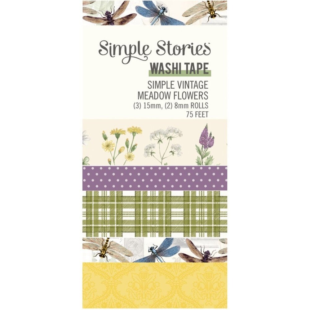 Simple Stories Simple Vintage Meadow Flowers Washi Tape (22633)