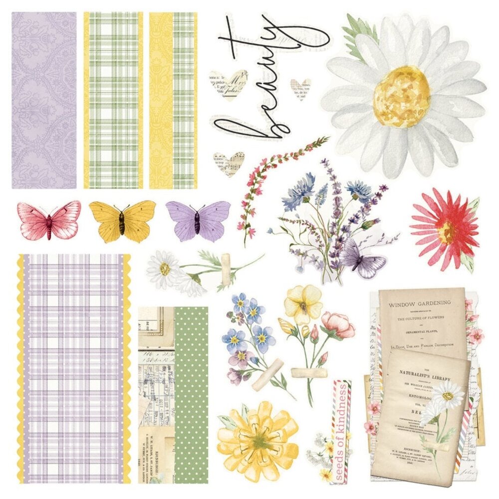 Simple Stories Simple Vintage Meadow Flowers Simple Cards Kit (22635)