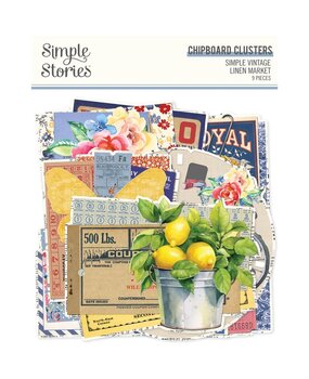 Simple Stories Simple Vintage Linen Market Chipboard Clusters (22728) Simple Stories Simple Vintage Linen Market Chipboard Clusters (22728)