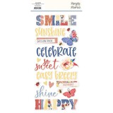 Simple Stories Simple Vintage Linen Market Foam Stickers (22729)