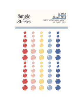 Simple Stories Simple Vintage Linen Market Glossy Enamel Dots (22733) Simple Stories Simple Vintage Linen Market Glossy Enamel Dots (22733)