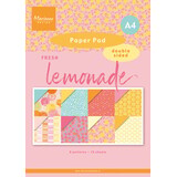Marianne Design Fresh Lemonade A4 Pretty Papers Bloc (PK9190)