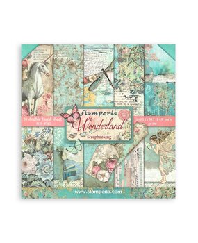 Stamperia Wonderland 8x8 Inch Paper Pack (SBBS109)