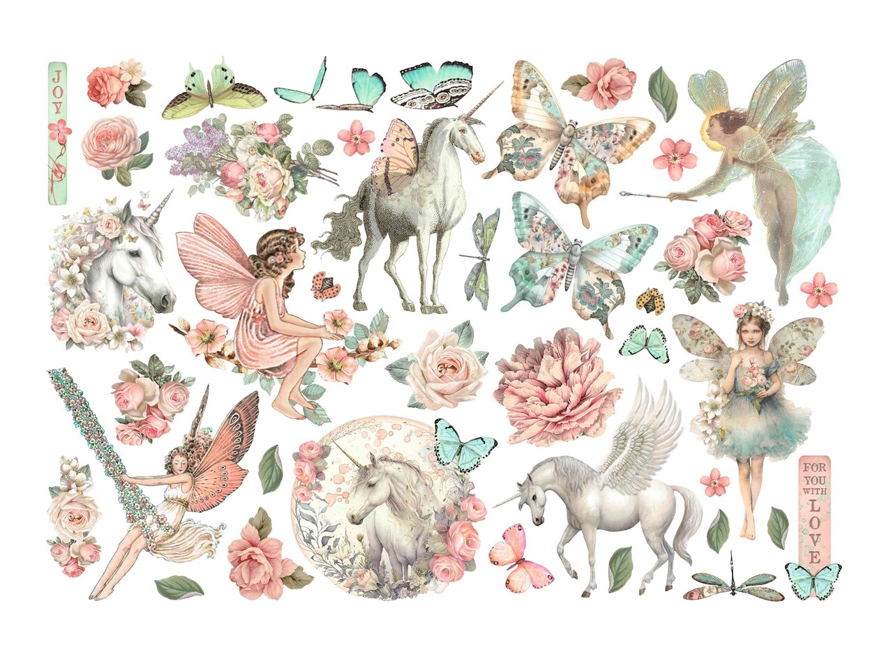 Stamperia Wonderland Ephemera (DFLCT49)