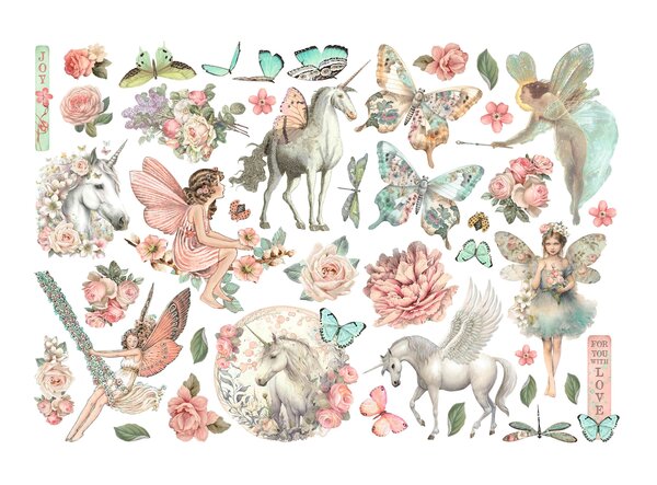 Stamperia Wonderland Ephemera (DFLCT49)