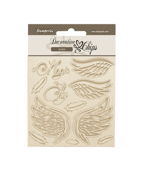 Stamperia Wonderland Decorative Chips Wings (SCB224)*