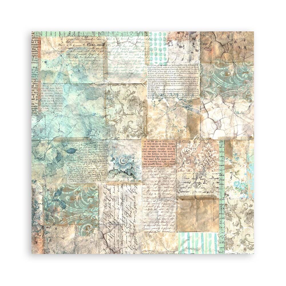 Stamperia Wonderland 12x12 Inch Fabric Sheets (SBPLT31) Stamperia Wonderland 12x12 Inch Fabric Sheets (SBPLT31)