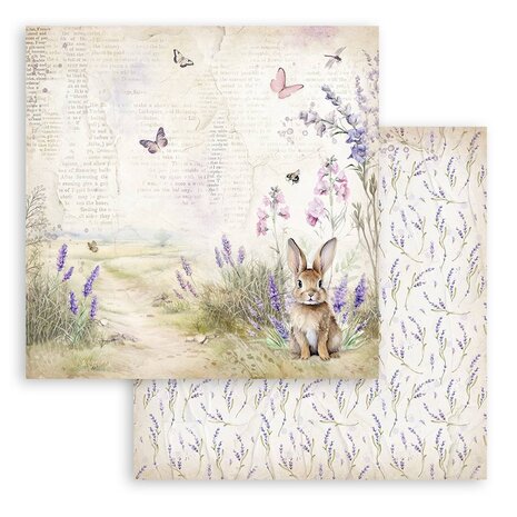 Stamperia Lavender 12x12 Inch Paper Pack (SBBL155) Stamperia Lavender 12x12 Inch Paper Pack (SBBL155)
