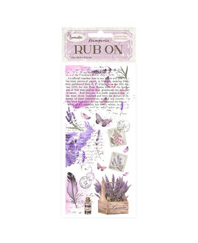 Stamperia Lavender Rub-On 4x8,5 Inch Stamps (DFLRB98)