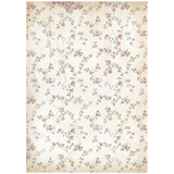Stamperia Lavender A4 Rice Paper Little Flowers Background (DFSA4882)