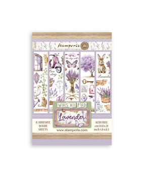 Stamperia Lavender A5 Washi Pad (SBW07) Stamperia Lavender A5 Washi Pad (SBW07)