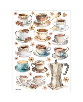 Stamperia Best Sellers Collection A4 Rice Paper Cups (DFSA4912) Stamperia Best Sellers Collection A4 Rice Paper Cups (DFSA4912)