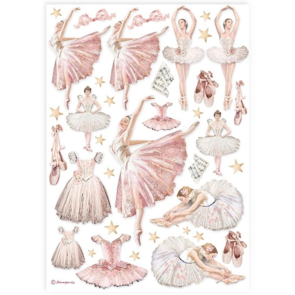 Stamperia Best Sellers Collection A4 Rice Paper Dancer (DFSA4907)