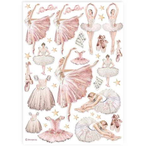 Stamperia Best Sellers Collection A4 Rice Paper Dancer (DFSA4907)