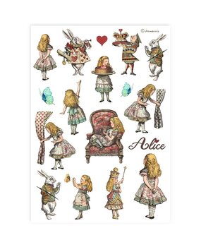 Stamperia Best Sellers Collection A4 Rice Paper Alice Elements (DFSA4904)