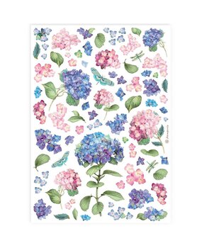 Stamperia Best Sellers Collection A4 Rice Paper Hortensia (DFSA4895) Stamperia Best Sellers Collection A4 Rice Paper Hortensia (DFSA4895)