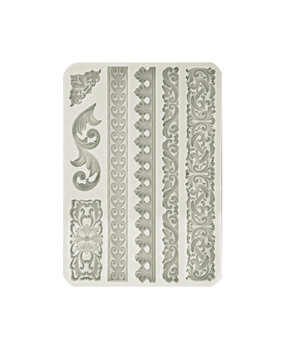 Stamperia Best Sellers Collection Silicon Mould A5 Greek Borders (KACMA511)