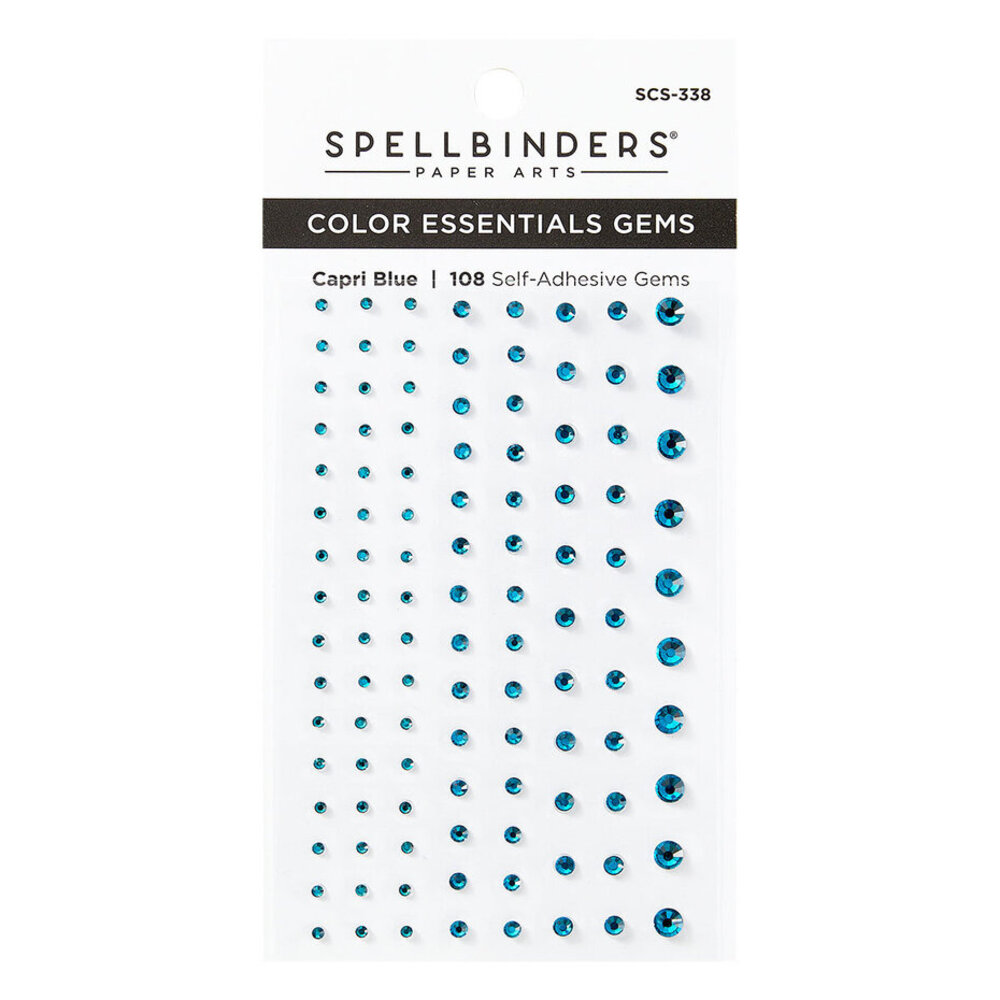 Spellbinders Color Essentials Gems Capri Blue (SCS-338) Spellbinders Color Essentials Gems Capri Blue (SCS-338)