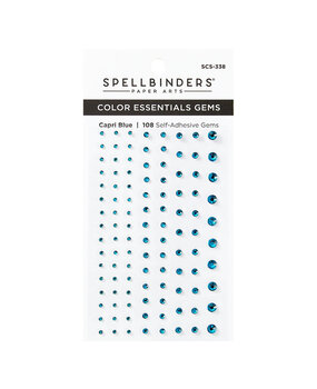 Spellbinders Color Essentials Gems Capri Blue (SCS-338) Spellbinders Color Essentials Gems Capri Blue (SCS-338)