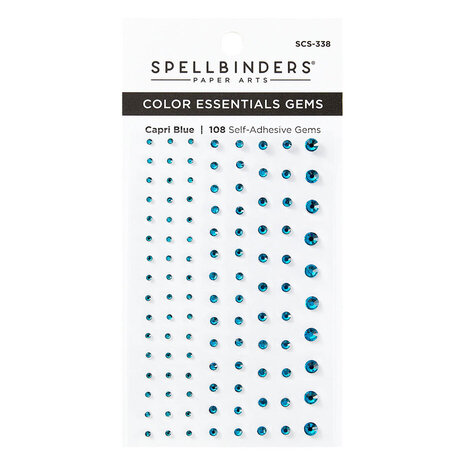 Spellbinders Color Essentials Gems Capri Blue (SCS-338) Spellbinders Color Essentials Gems Capri Blue (SCS-338)