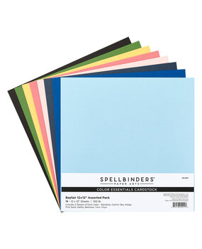 Spellbinders Color Essential Cardstock 12x12 Inch Bayfair (CS-072) Spellbinders Color Essential Cardstock 12x12 Inch Bayfair (CS-072)