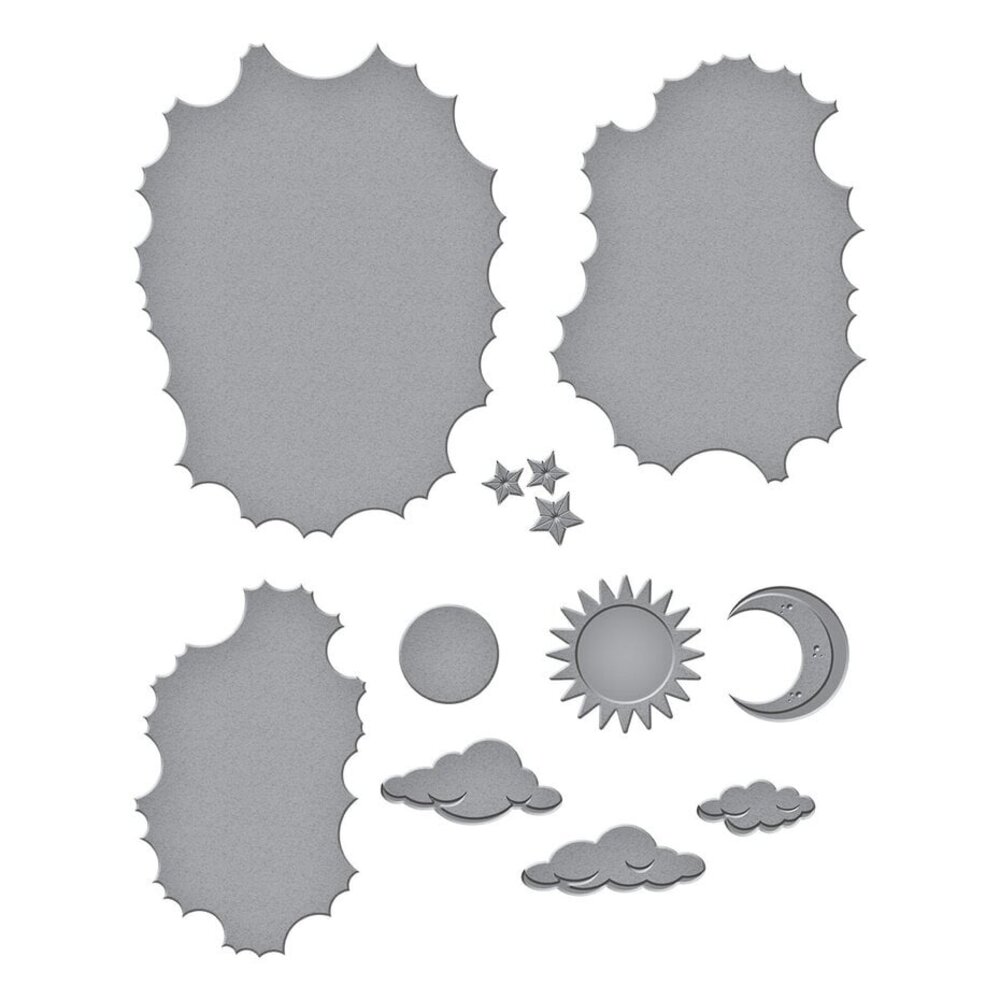 Spellbinders Tunnel Scapes Tunnel Clouds Dies (S6-233) Spellbinders Tunnel Scapes Tunnel Clouds Dies (S6-233)