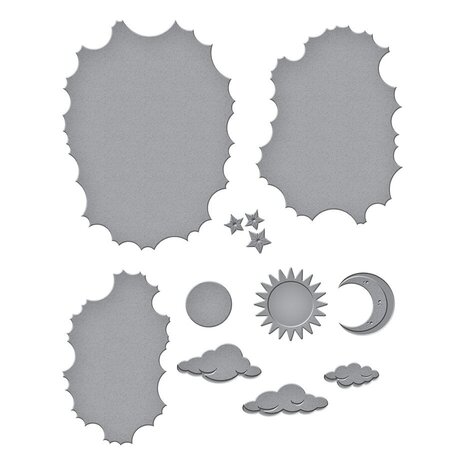 Spellbinders Tunnel Scapes Tunnel Clouds Dies (S6-233) Spellbinders Tunnel Scapes Tunnel Clouds Dies (S6-233)