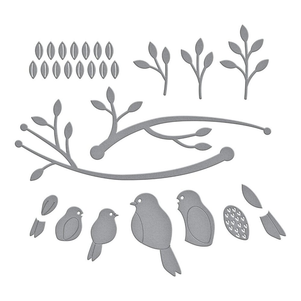 Spellbinders Tunnel Scapes Perched Birds Dies (S4-1338) Spellbinders Tunnel Scapes Perched Birds Dies (S4-1338)