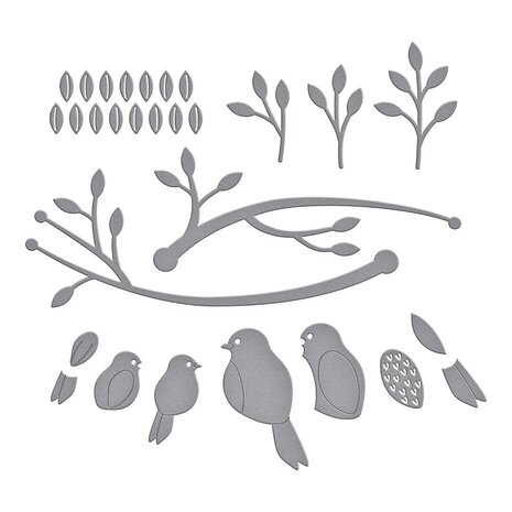 Spellbinders Tunnel Scapes Perched Birds Dies (S4-1338) Spellbinders Tunnel Scapes Perched Birds Dies (S4-1338)