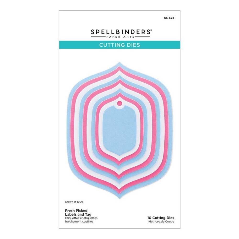 Spellbinders Sealed 3D Botanical Fresh Picked Labels and Tag Dies (S5-623) Spellbinders Sealed 3D Botanical Fresh Picked Labels and Tag Dies (S5-623)
