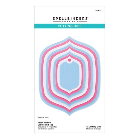 Spellbinders Sealed 3D Botanical Fresh Picked Labels and Tag Dies (S5-623) Spellbinders Sealed 3D Botanical Fresh Picked Labels and Tag Dies (S5-623)