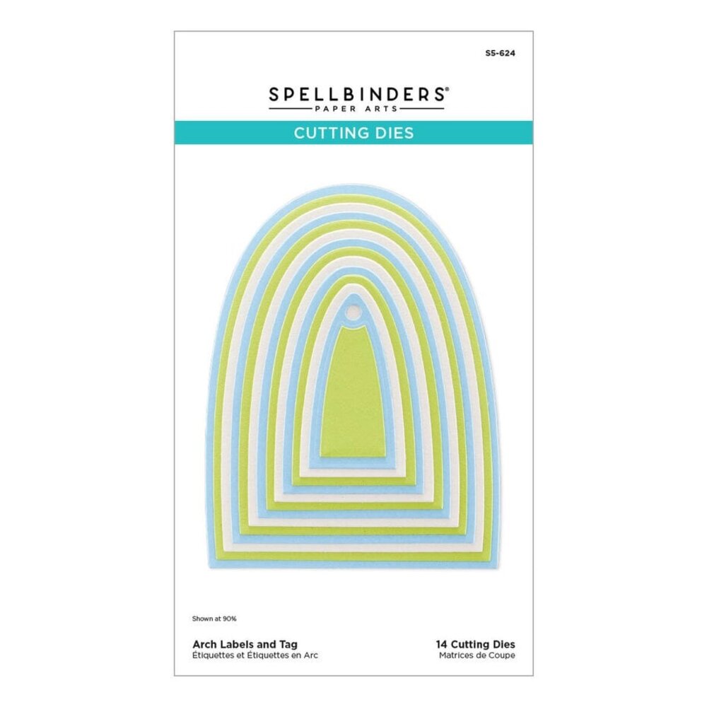 Spellbinders Sealed 3D Botanical Arch Labels and Tag Dies (S5-624) Spellbinders Sealed 3D Botanical Arch Labels and Tag Dies (S5-624)