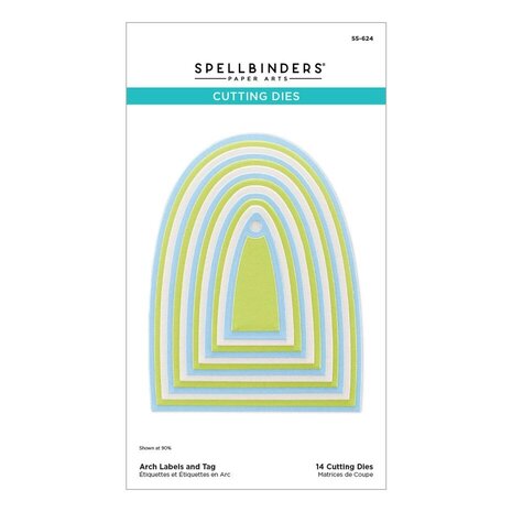 Spellbinders Sealed 3D Botanical Arch Labels and Tag Dies (S5-624) Spellbinders Sealed 3D Botanical Arch Labels and Tag Dies (S5-624)