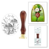 Spellbinders Sealed 3D Botanical Forest Mushrooms 3D Wax Seal Stamp (WS3D-001)