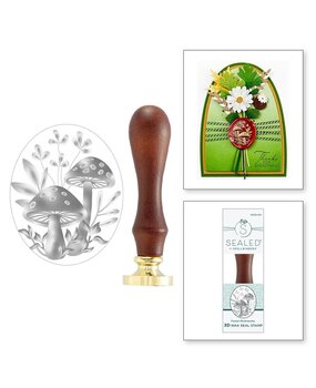Spellbinders Sealed 3D Botanical Forest Mushrooms 3D Wax Seal Stamp (WS3D-001) Spellbinders Sealed 3D Botanical Forest Mushrooms 3D Wax Seal Stamp (WS3D-001)